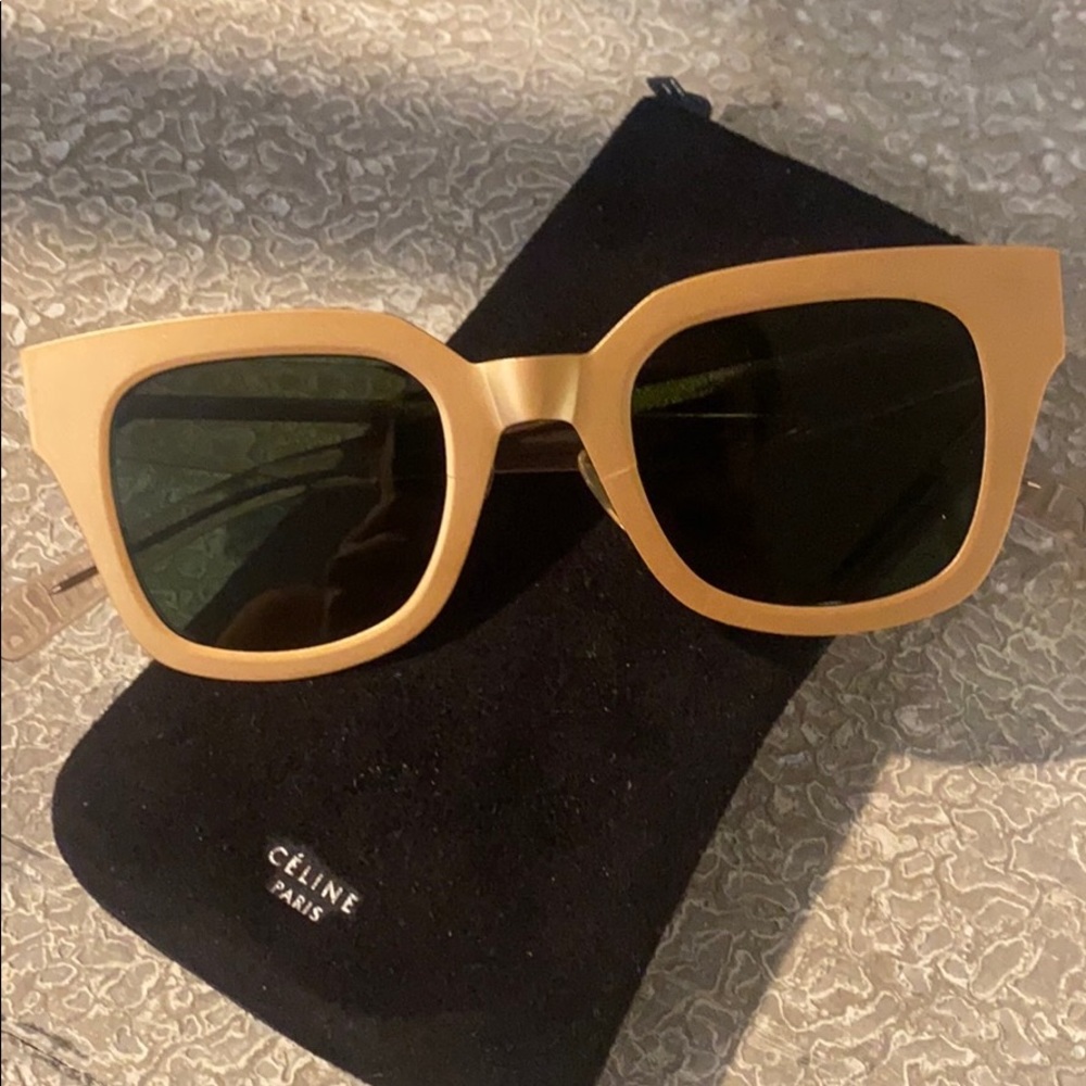Celine Titanium Gold Sunglasses